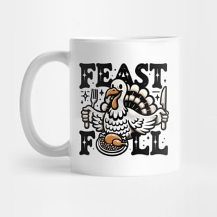 Feast Full- Thanksgiving Mug